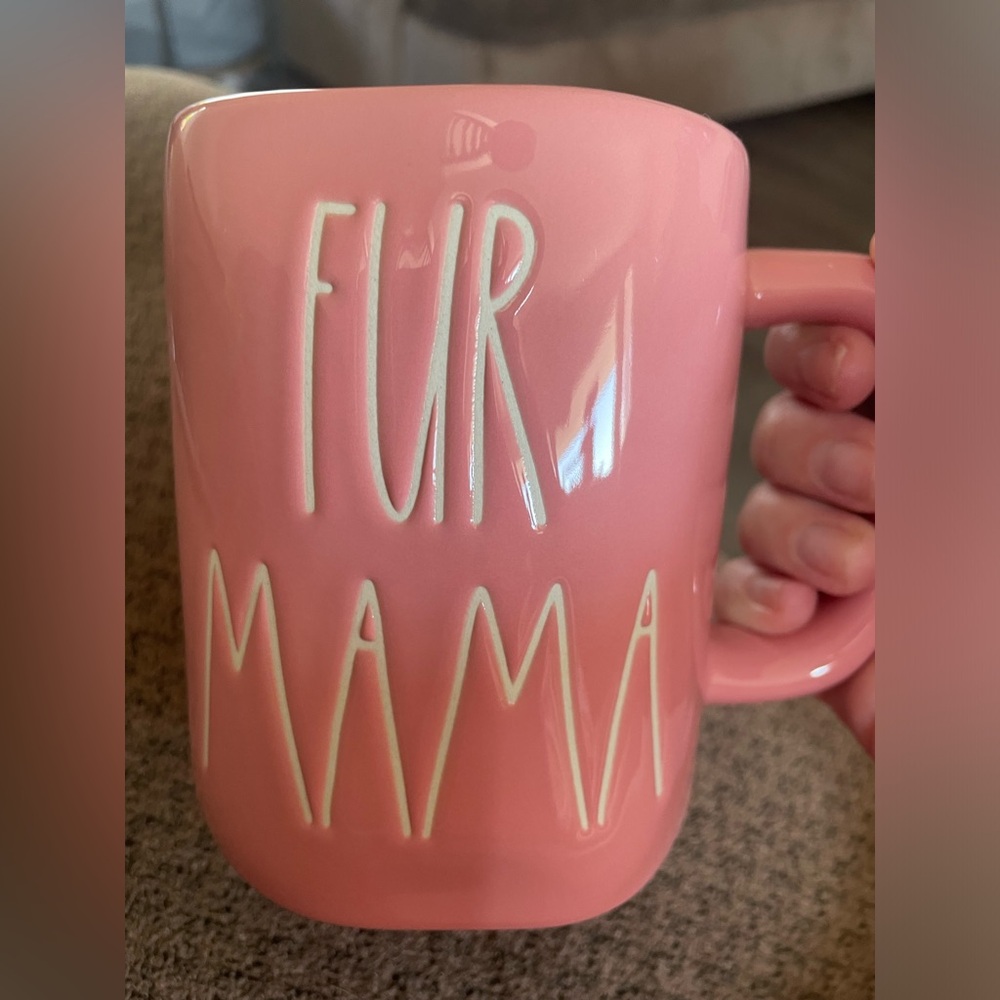 Pink 'Fur Mama' Mug